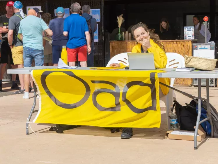 Oad vlag bij Walking Village in Capdepera