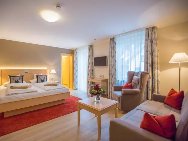 Voorbeeld kamer van Flairhotel Adlerbad in Bad Peterstal