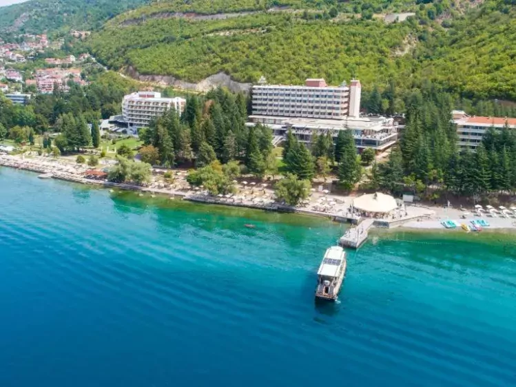 Hotel Metropol Ohrid vooraanzicht