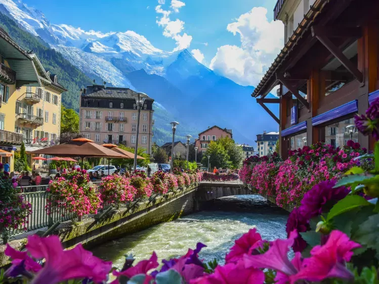 Chamonix in de Franse Alpen