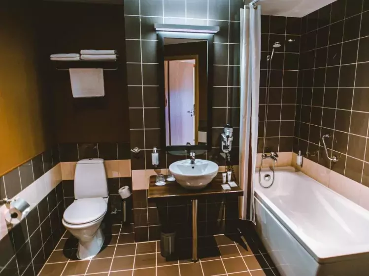 Hotel Hanza Riga Voorbeeldbadkamer