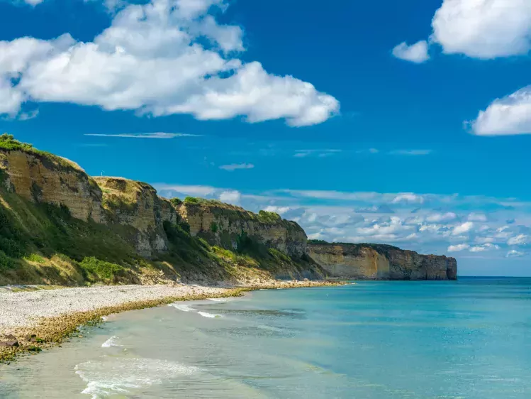 Omaha beach in Normandië