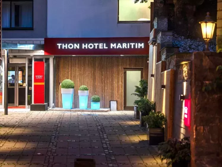 Vooraanzicht van Thon Hotel Maritim in Stavanger