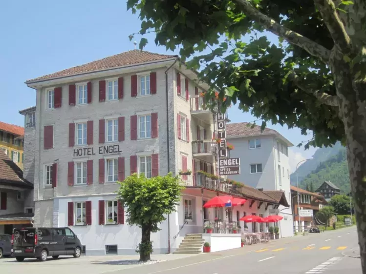 Zwitserland-Emmetten-Hotel Engel-Voorzijde