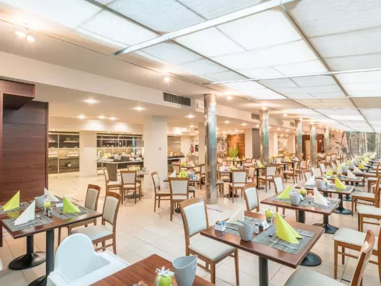 Restaurant van Hotel Caravel in Italië