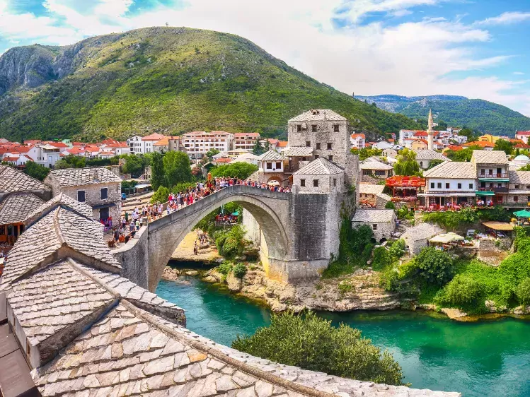 Historische brug in Mostar