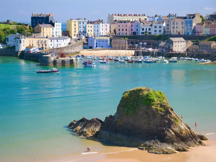 Kleurrijk kustplaatsje Tenby