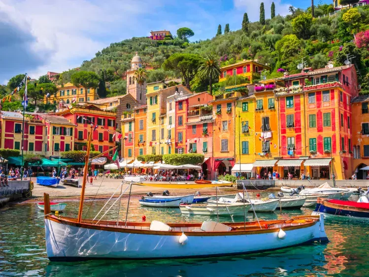 Kleurrijke huizen in Portofino 2