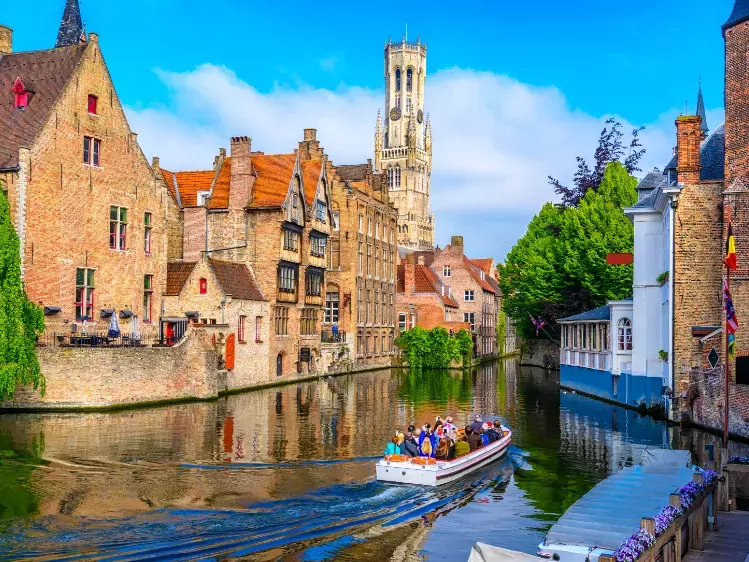 Rondvaart in historisch Brugge