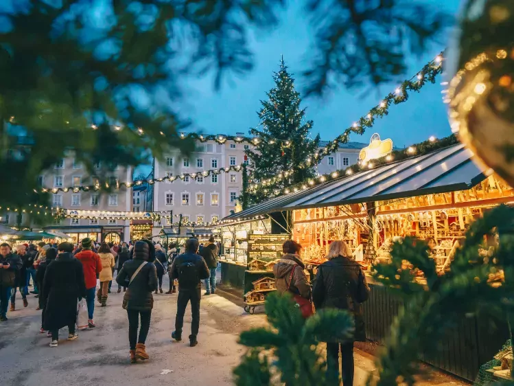 Kerstmarkt in Salzburg