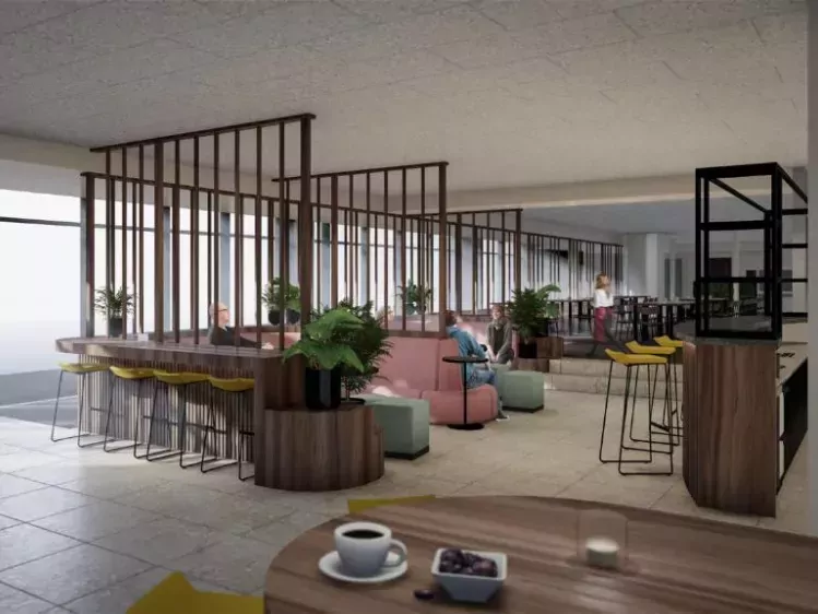 Restaurant van Hardangerfjord Hotel in Oystese