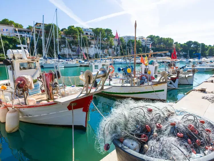 Haven van Porto Cristo in Mallorca