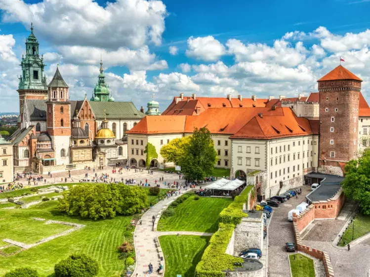 Wawel kasteel in Krakau