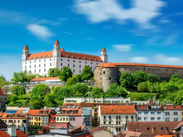Kasteel van Bratislava in Slowakije
