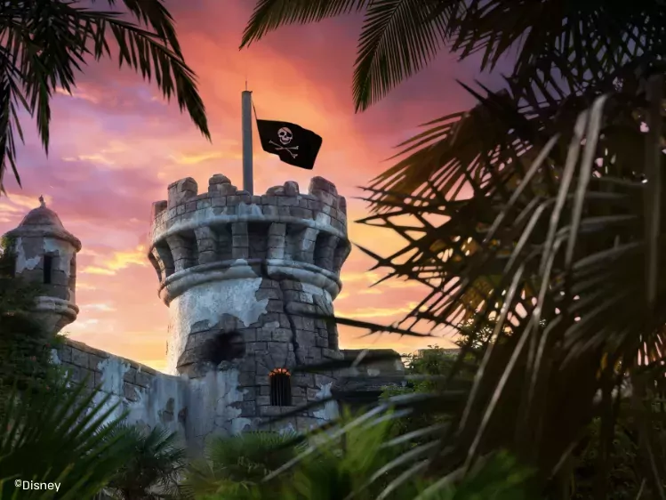 Disneyland Paris - Pirates of the Caribbean - piraten toren