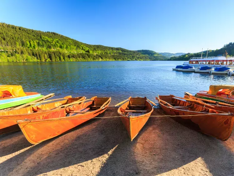 Boten in Titisee