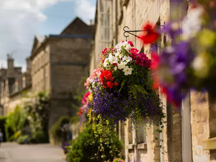 Centrum van Cirencester in Cotswolds