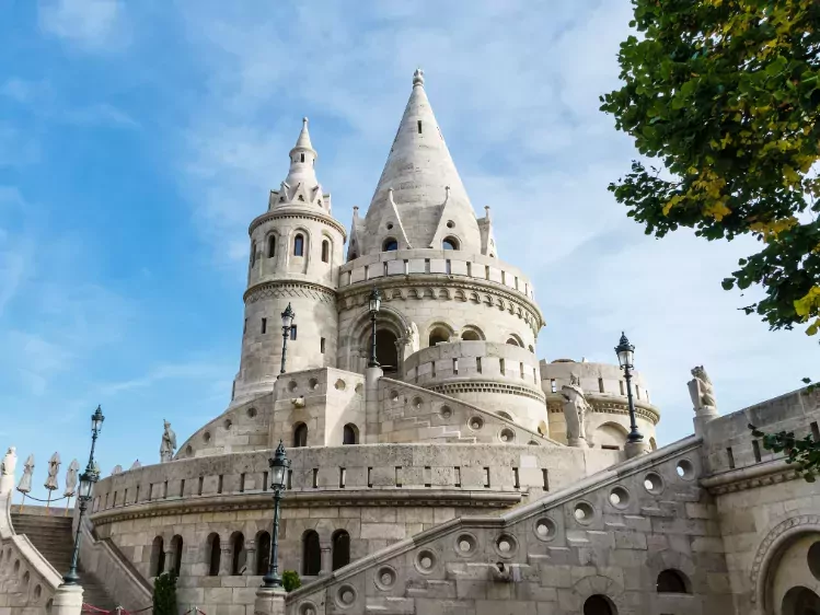 Vissersbastion in stadsdeel Buda in Budapest