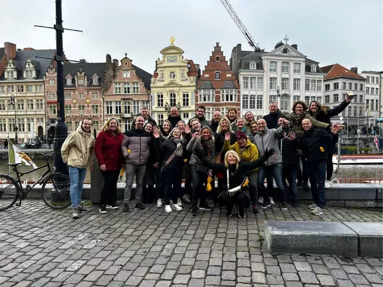 Oad 10 jaar jubileumreis naar Gent - Groepsfoto