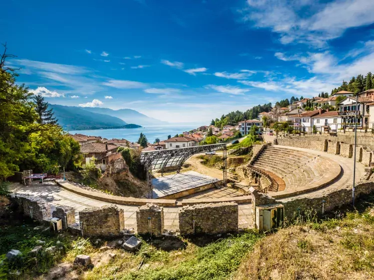 Amfitheater in Ohrid