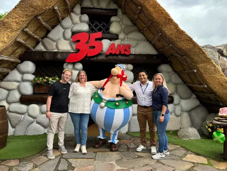 Oad studiereis naar Parc Astérix