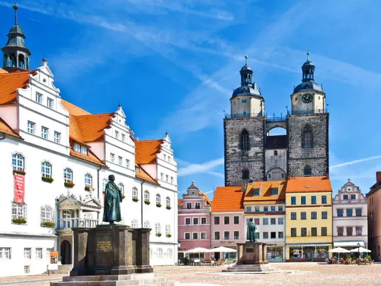 Marktplein in Wittenberg