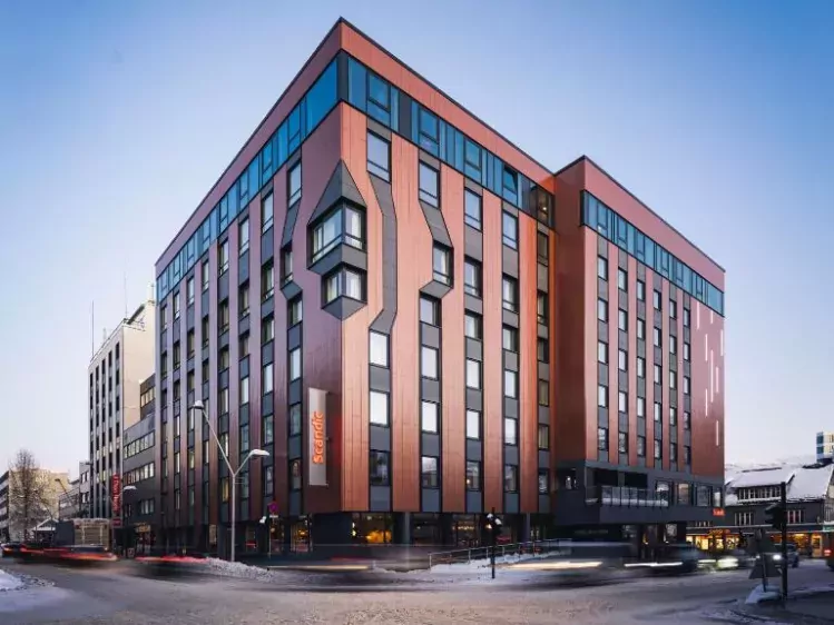 Vooraanzicht van Scandic Grand Tromsø in Tromsø