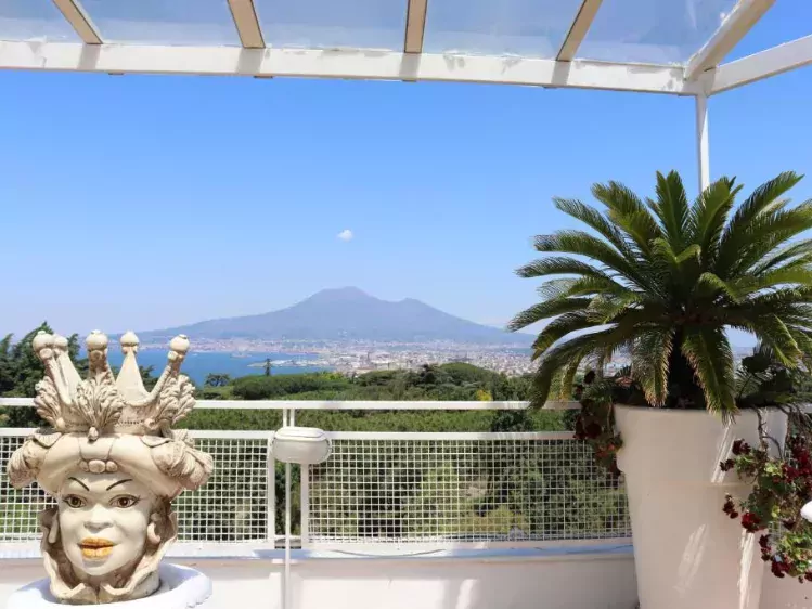 Uitzicht vanaf Hotel Paradiso in Castellammare di Stabia