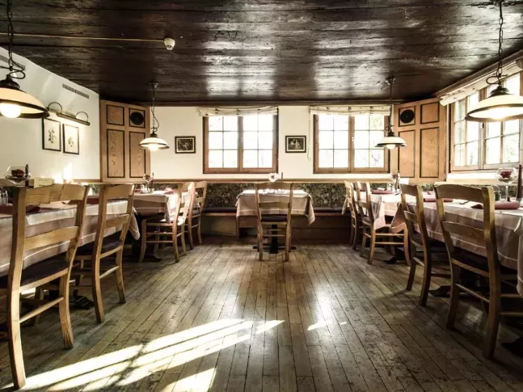 Restaurant van Hotel-Gasthaus Löwen in Oostenrijk