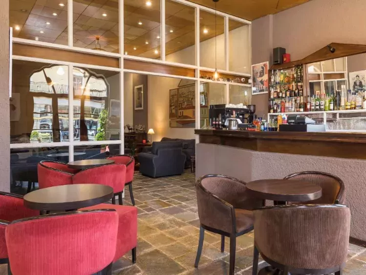 Bar van Arachova Inn Hotel in Arachova