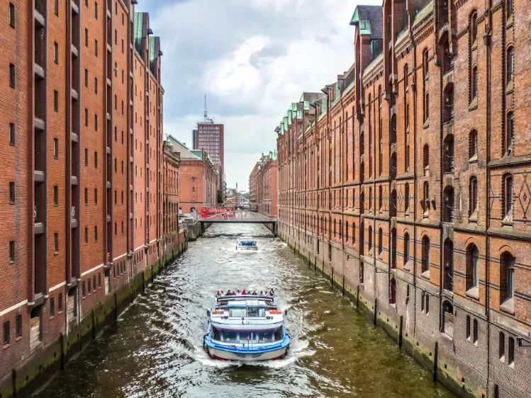 Rondvaart in Hamburg