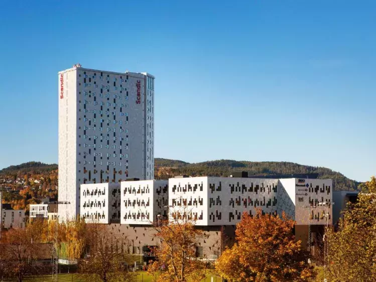 Vooraanzicht van Scandic Lerkendal in Trondheim