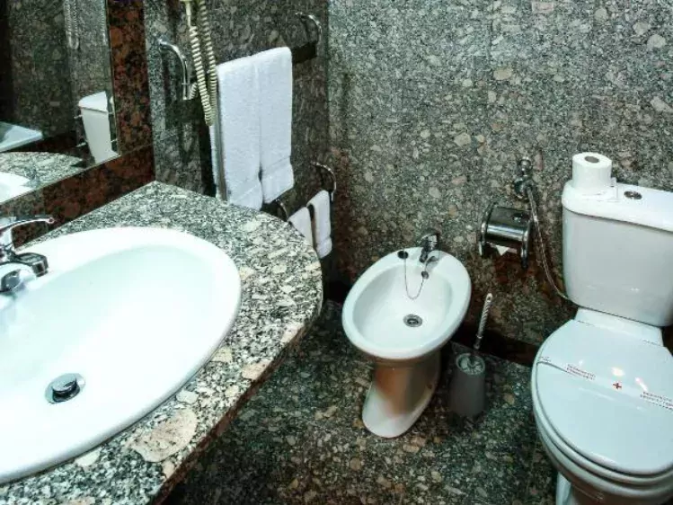Badkamer van Hotel Grao Vasco