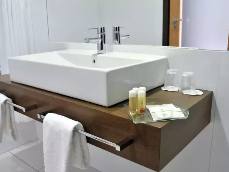 Badkamer van Hotel Miramar Sul