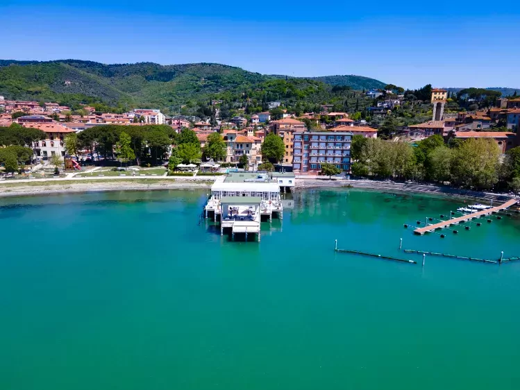 Vooraanzicht van Hotel Lido in Perugia