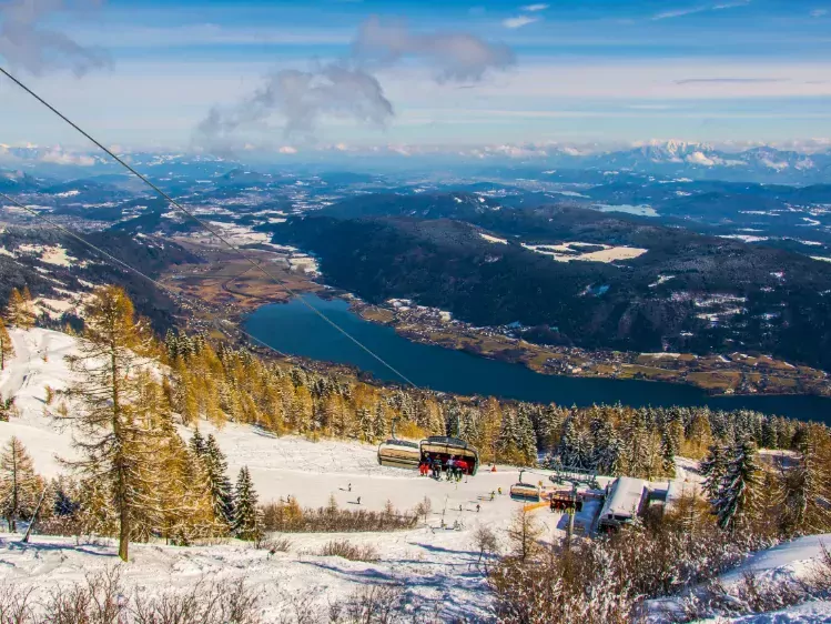 Ossiachersee in de winter