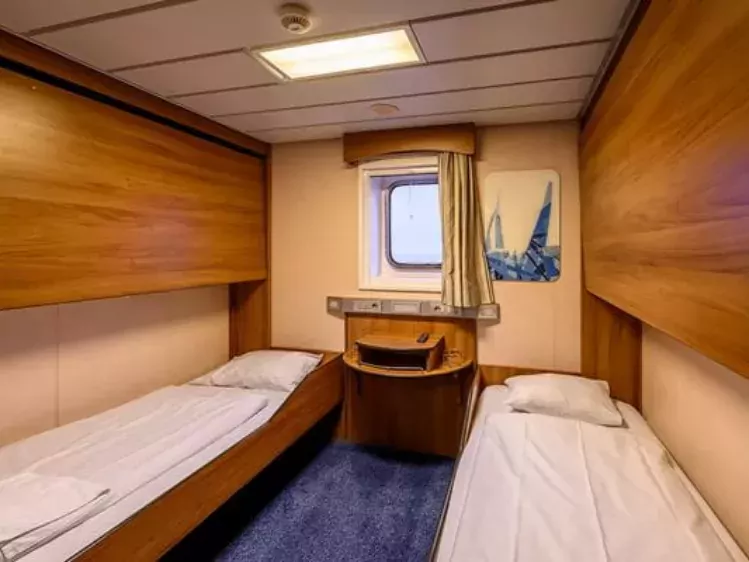 Voorbeeld buitenhut van Stena Line