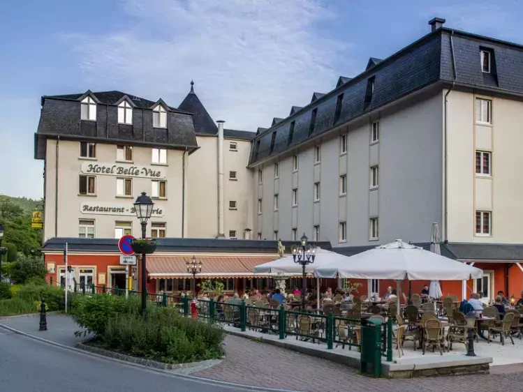Vooraanzicht van Hotel Belle-Vue in Vianden