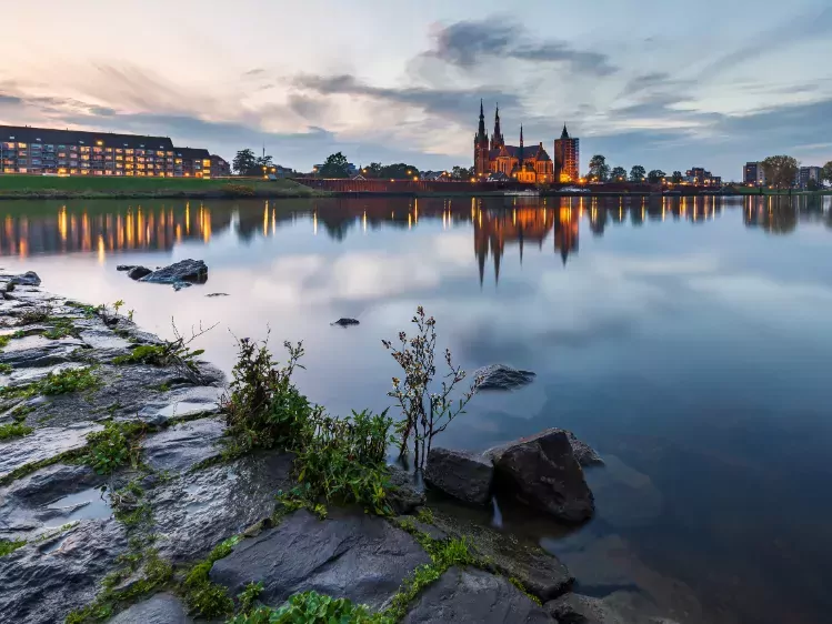 Cuijk aan de Maas in NL 
