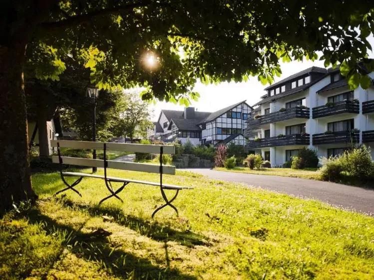 Vooraanzicht van Sporthotel Grafenwald in Daun