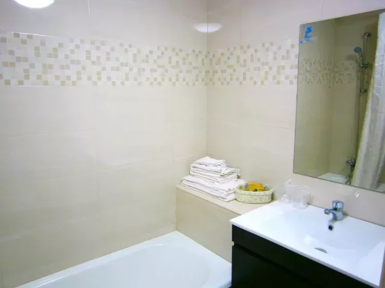 Badkamer van Hotel Cristal Caldas