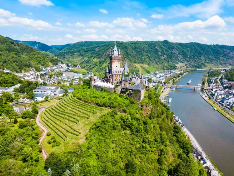 Reichsburg kasteel in Cochem aan de Moezel