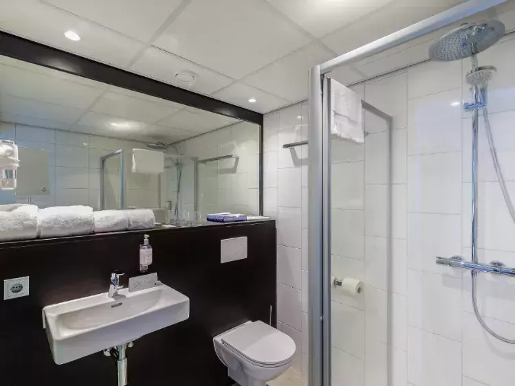 Postillion hotel Amersfoort voorbeeldbadkamer