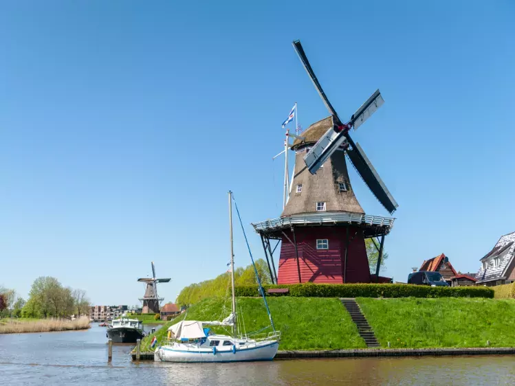 Windmolen in Dokkum