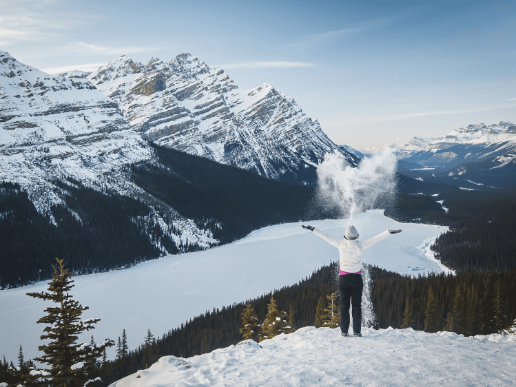Wintersport Canada - Jasper - Snowy Scenery