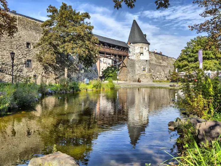 Oude stadsmuur in Andernach