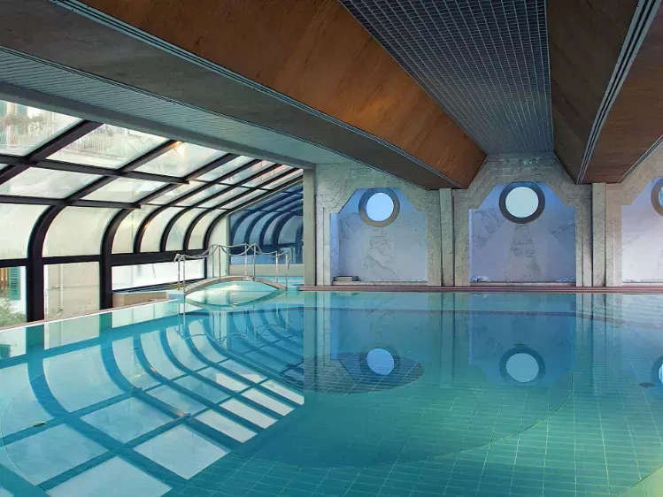 Zwembad van Hotel Biondi in Montecatini Terme