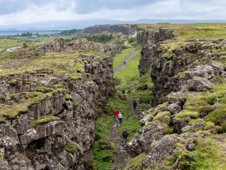 Thingvellir Nationaal Park in IJsland