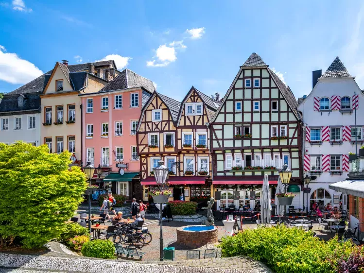 Vakwerkhuizen in Linz