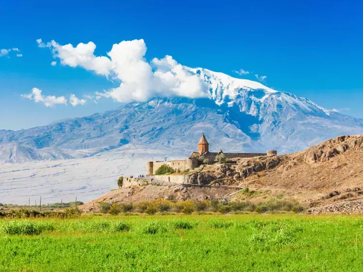 Klooster Khor Virap bij berg Ararat